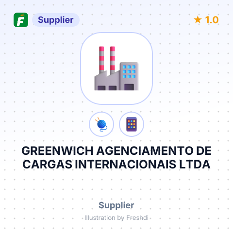 GREENWICH AGENCIAMENTO DE CARGAS INTERNACIONAIS LTDA – summary card, no photo uploaded yet