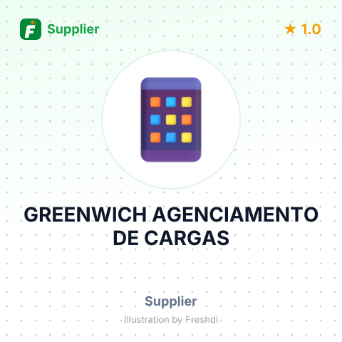 GREENWICH AGENCIAMENTO DE CARGAS – summary card, no photo uploaded yet