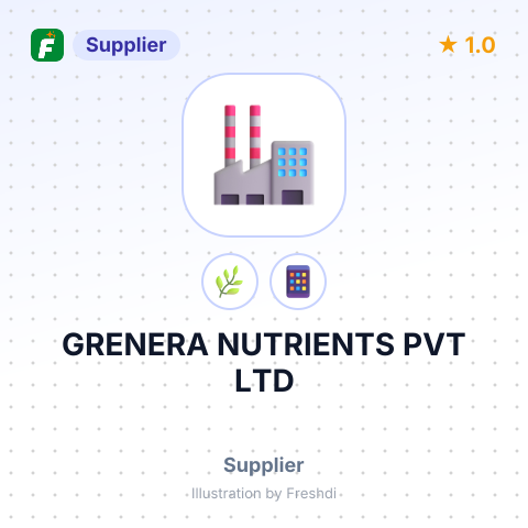 GRENERA NUTRIENTS PVT LTD – summary card, no photo uploaded yet