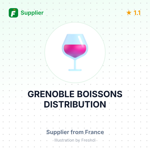 GRENOBLE BOISSONS DISTRIBUTION – summary card, no photo uploaded yet