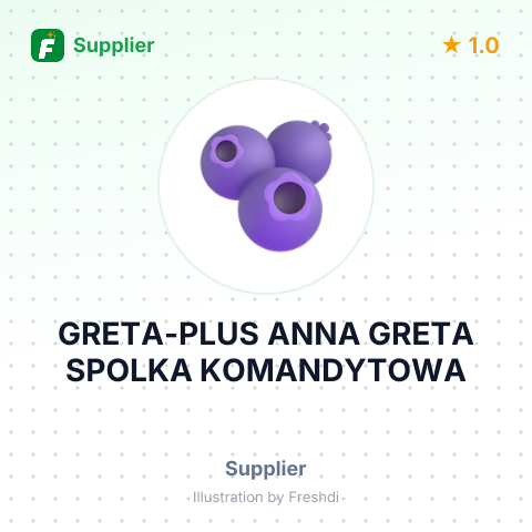 GRETA-PLUS ANNA GRETA SPOLKA KOMANDYTOWA – summary card, no photo uploaded yet