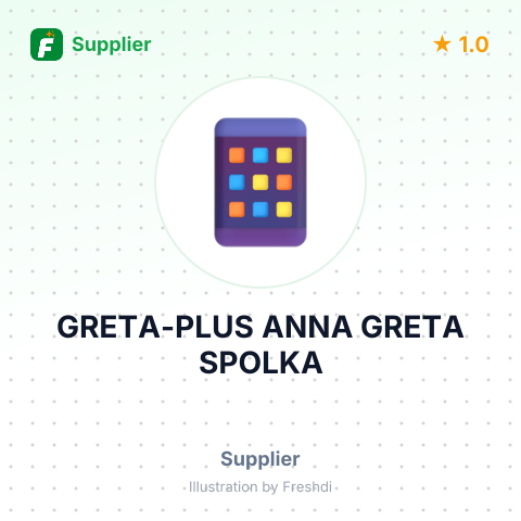 GRETA-PLUS ANNA GRETA SPOLKA – summary card, no photo uploaded yet