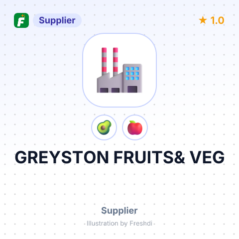 GREYSTON FRUITS& VEG – summary card, no photo uploaded yet