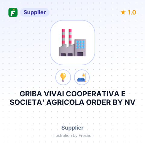 GRIBA VIVAI COOPERATIVA E SOCIETA' AGRICOLA ORDER BY NV – summary card, no photo uploaded yet