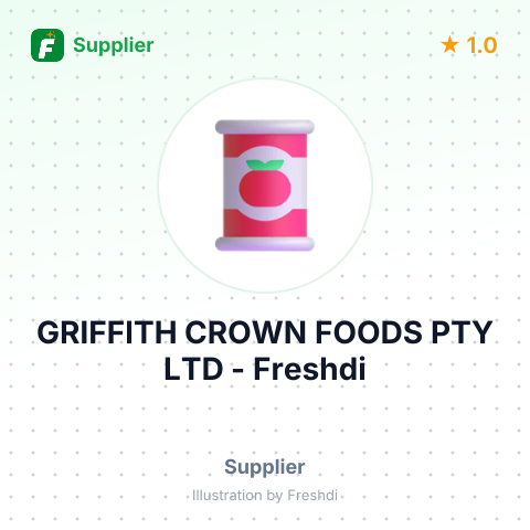 GRIFFITH CROWN FOODS PTY LTD – summary card, no photo uploaded yet