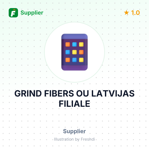 GRIND FIBERS OU LATVIJAS FILIALE – summary card, no photo uploaded yet