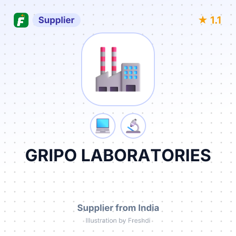 GRIPO LABORATORIES – summary card, no photo uploaded yet