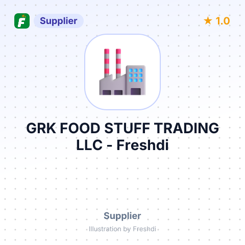 GRK FOOD STUFF TRADING LLC – summary card, no photo uploaded yet