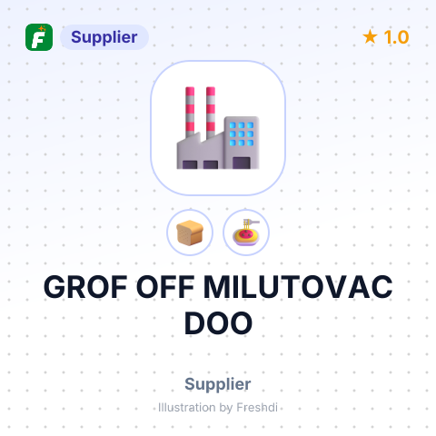 GROF OFF MILUTOVAC DOO – summary card, no photo uploaded yet