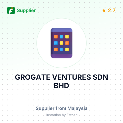 GROGATE VENTURES SDN BHD – summary card, no photo uploaded yet