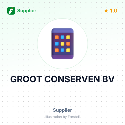 GROOT CONSERVEN BV – summary card, no photo uploaded yet