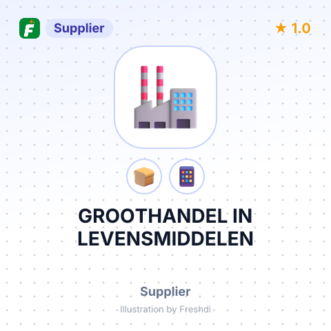 GROOTHANDEL IN LEVENSMIDDELEN – summary card, no photo uploaded yet