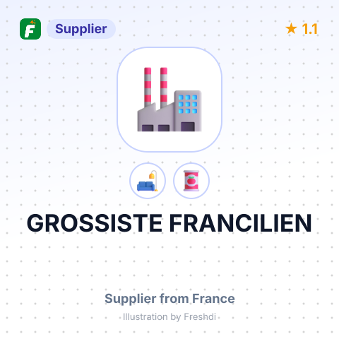 GROSSISTE FRANCILIEN – summary card, no photo uploaded yet