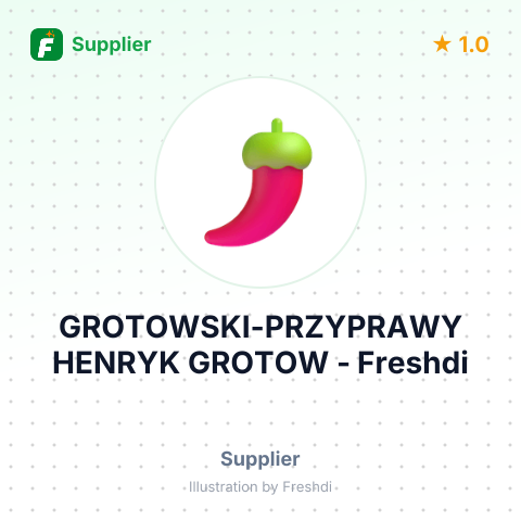 GROTOWSKI-PRZYPRAWY HENRYK GROTOW – summary card, no photo uploaded yet