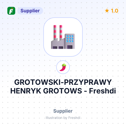 GROTOWSKI-PRZYPRAWY HENRYK GROTOWS – summary card, no photo uploaded yet