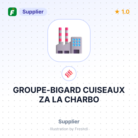 GROUPE-BIGARD CUISEAUX ZA LA CHARBO – summary card, no photo uploaded yet