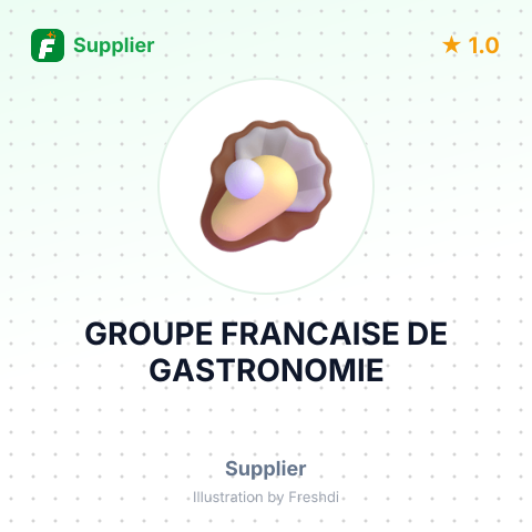 GROUPE FRANCAISE DE GASTRONOMIE – summary card, no photo uploaded yet