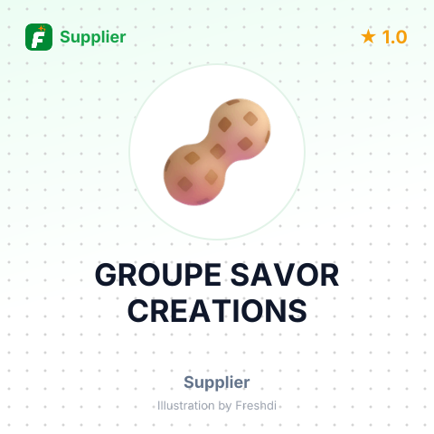GROUPE SAVOR CREATIONS – summary card, no photo uploaded yet