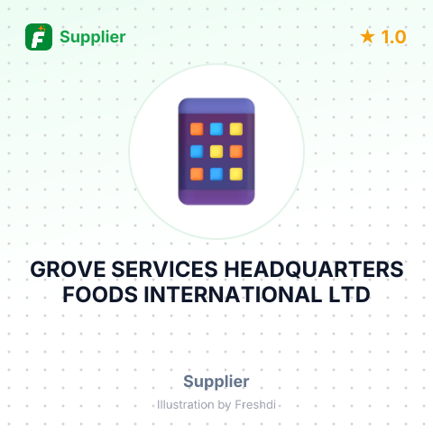 GROVE SERVICES HEADQUARTERS FOODS INTERNATIONAL LTD – summary card, no photo uploaded yet