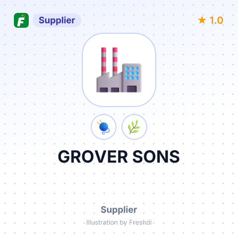 GROVER SONS – summary card, no photo uploaded yet