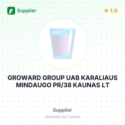 GROWARD GROUP UAB KARALIAUS MINDAUGO PR/38 KAUNAS LT – summary card, no photo uploaded yet