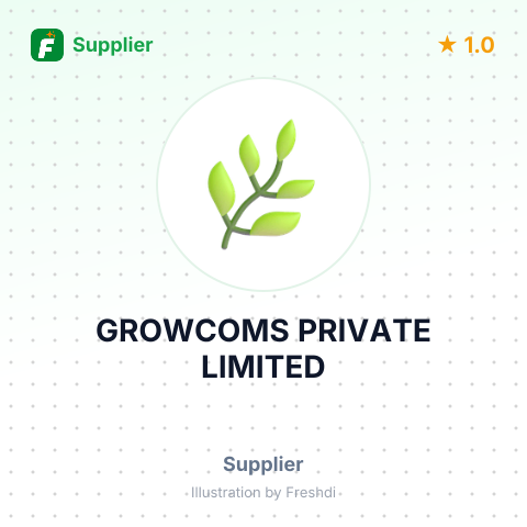 GROWCOMS PRIVATE LIMITED – summary card, no photo uploaded yet