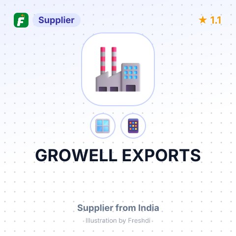 GROWELL EXPORTS – summary card, no photo uploaded yet