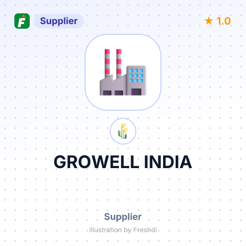 GROWELL INDIA – summary card, no photo uploaded yet