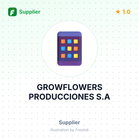 GROWFLOWERS PRODUCCIONES S.A – summary card, no photo uploaded yet