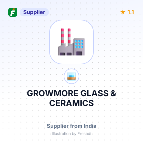 GROWMORE GLASS & CERAMICS – summary card, no photo uploaded yet