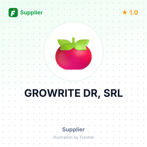 GROWRITE DR, SRL – summary card, no photo uploaded yet