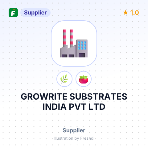 GROWRITE SUBSTRATES INDIA PVT LTD – summary card, no photo uploaded yet