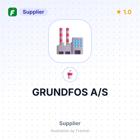 GRUNDFOS A/S – summary card, no photo uploaded yet