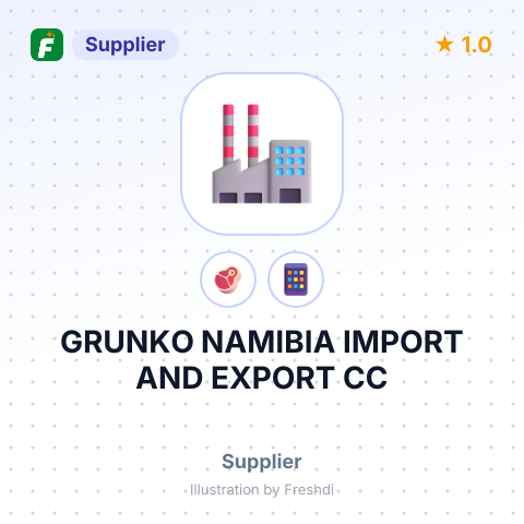 GRUNKO NAMIBIA IMPORT AND EXPORT CC – summary card, no photo uploaded yet