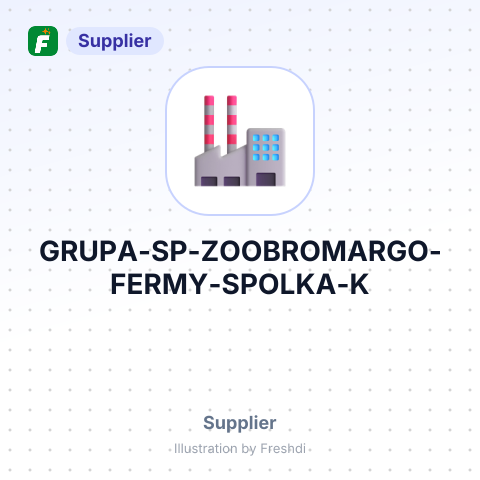 GRUPA SP.ZOOBROMARGO FERMY SPOLKA K – summary card, no photo uploaded yet