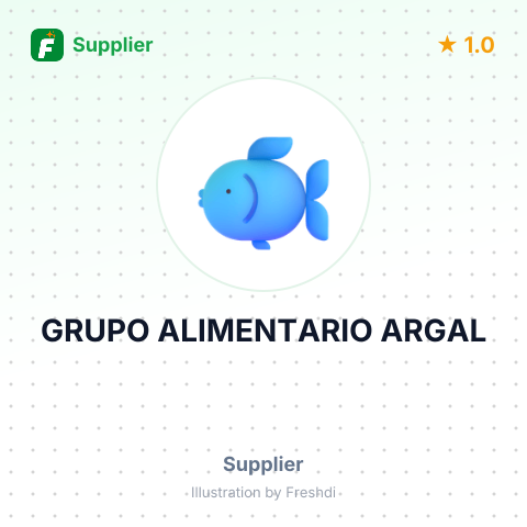 GRUPO ALIMENTARIO ARGAL – summary card, no photo uploaded yet