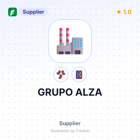 GRUPO ALZA – summary card, no photo uploaded yet