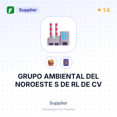 GRUPO AMBIENTAL DEL NOROESTE S DE RL DE CV – summary card, no photo uploaded yet