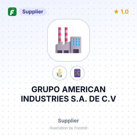 GRUPO AMERICAN INDUSTRIES S.A. DE C.V – summary card, no photo uploaded yet