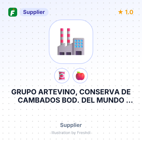 GRUPO ARTEVINO, CONSERVA DE CAMBADOS BOD. DEL MUNDO BOD.VALDEMAR PUENTE DEL EA – summary card, no photo uploaded yet