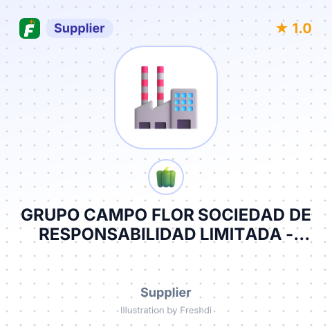 GRUPO CAMPO FLOR SOCIEDAD DE RESPONSABILIDAD LIMITADA – summary card, no photo uploaded yet