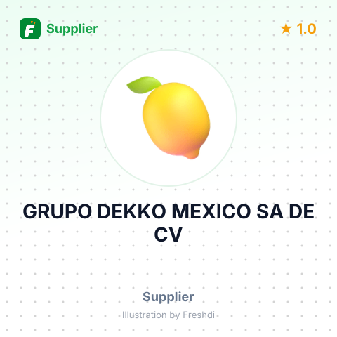 GRUPO DEKKO MEXICO SA DE CV – summary card, no photo uploaded yet