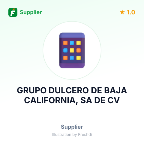 GRUPO DULCERO DE BAJA CALIFORNIA, SA DE CV – summary card, no photo uploaded yet
