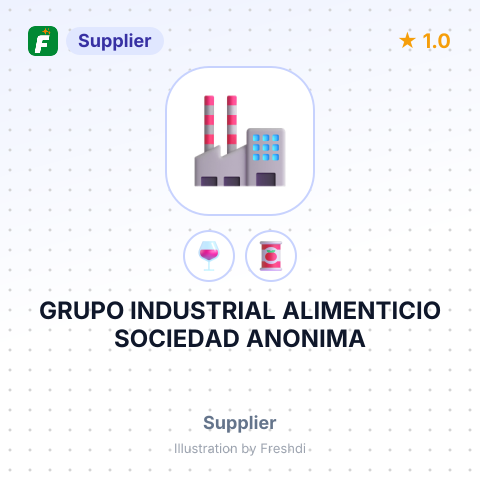 GRUPO INDUSTRIAL ALIMENTICIO SOCIEDAD ANONIMA – summary card, no photo uploaded yet