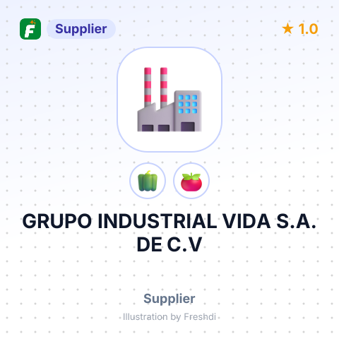 GRUPO INDUSTRIAL VIDA S.A. DE C.V – summary card, no photo uploaded yet