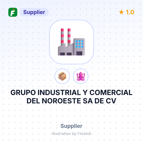 GRUPO INDUSTRIAL Y COMERCIAL DEL NOROESTE SA DE CV – summary card, no photo uploaded yet