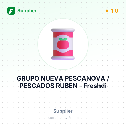 GRUPO NUEVA PESCANOVA / PESCADOS RUBEN – summary card, no photo uploaded yet
