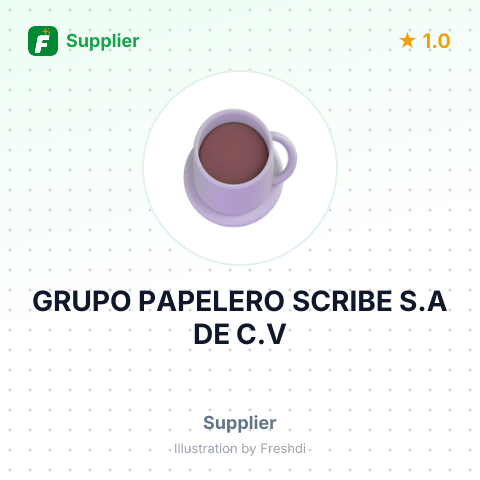 GRUPO PAPELERO SCRIBE S.A DE C.V – summary card, no photo uploaded yet