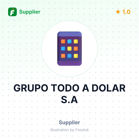 GRUPO TODO A DOLAR S.A – summary card, no photo uploaded yet