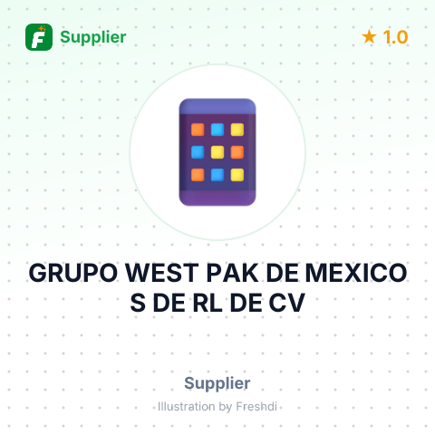 GRUPO WEST PAK DE MEXICO S DE RL DE CV – summary card, no photo uploaded yet